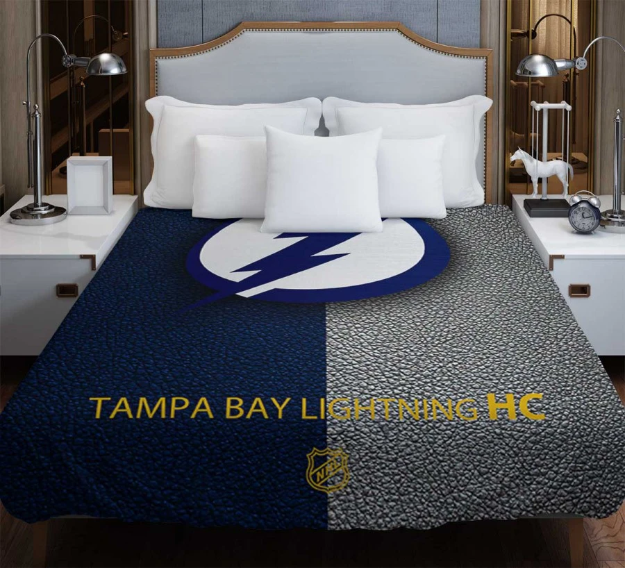 Popular NHL Hockey Club Tampa Bay Lightning Duvet Cover