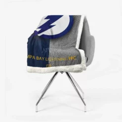 Popular NHL Hockey Club Tampa Bay Lightning Sherpa Fleece Blanket 2