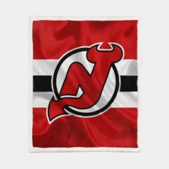 Popular NHL Hockey Team New Jersey Devils Sherpa Fleece Blanket 1