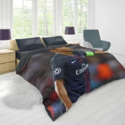 Popular PSG Football Player Thiago Silva Duvet Cover 1