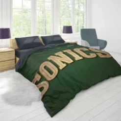 Popular Seattle Supersonics Basketball team Duvet Cover 1