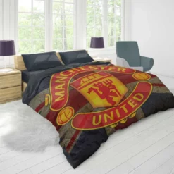 Popular Soccer Club Manchester United Logo Duvet Cover 1