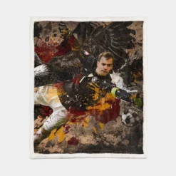 Popular Soccer Player Manuel Neuer Sherpa Fleece Blanket 1