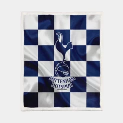 Popular Soccer Team Tottenham Logo Sherpa Fleece Blanket 1