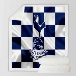 Popular Soccer Team Tottenham Logo Sherpa Fleece Blanket