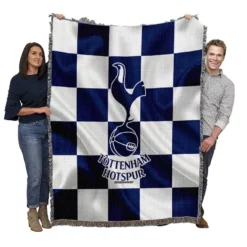 Popular Soccer Team Tottenham Logo Woven Blanket