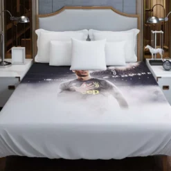 Popular Sports person for All Time Cristiano Ronaldo Duvet Cover