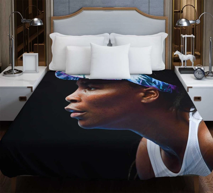 Popular Tennis Player Venus Williams Duvet Cover