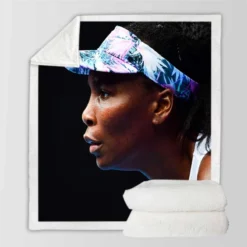 Popular Tennis Player Venus Williams Sherpa Fleece Blanket