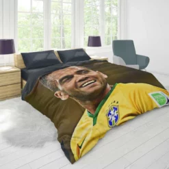 Populer Brazilian Football Player Dani Alves Duvet Cover 1