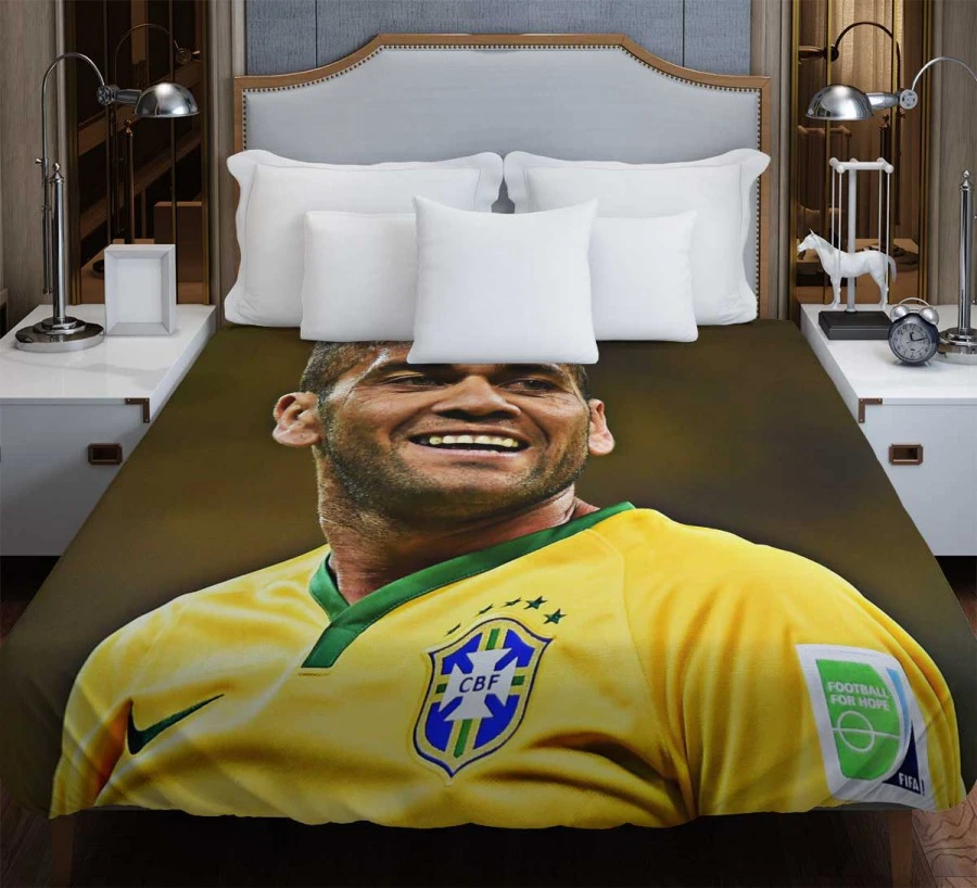 Populer Brazilian Football Player Dani Alves Duvet Cover