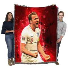 Populer England Player Harry Edward Kane Woven Blanket