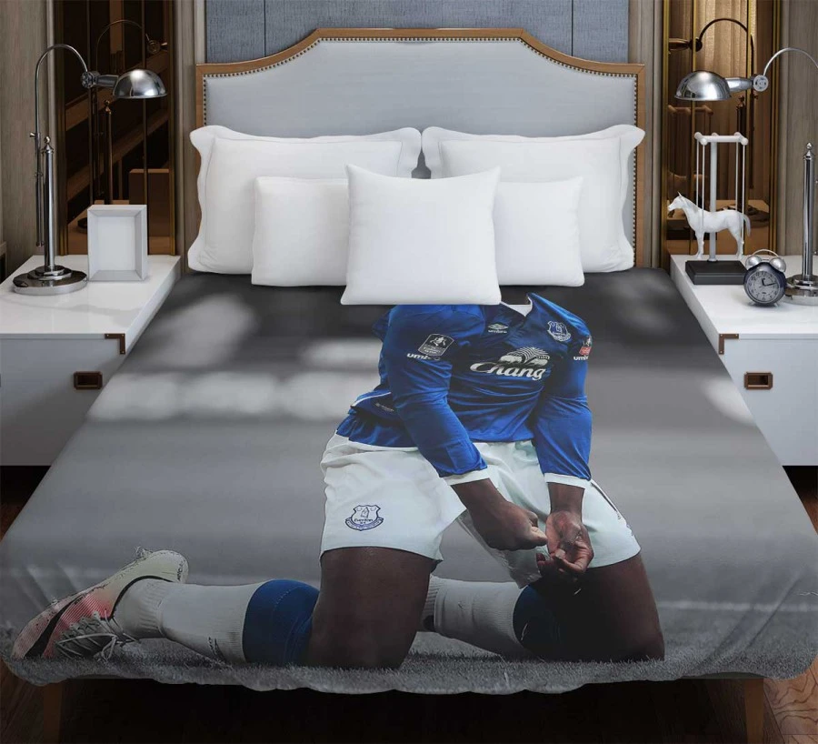 Populer Footballer Romelu Lukaku Duvet Cover