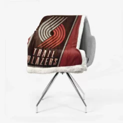 Portland Trail Blazers NBA Sherpa Fleece Blanket 2