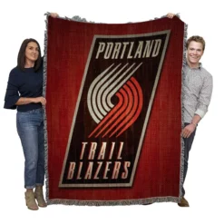 Portland Trail Blazers NBA Woven Blanket