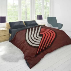 Portland Trail Blazers Team Logo Duvet Cover 1