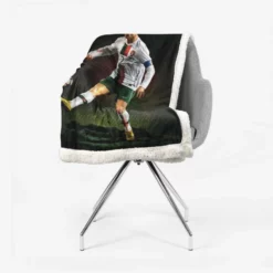 Portugal Soccer Player Cr7 Cristiano Ronaldo Sherpa Fleece Blanket 2