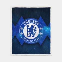 Powerful British Chelsea Logo Sherpa Fleece Blanket 1