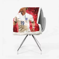 Powerful Football Raheem Sterling Sherpa Fleece Blanket 2