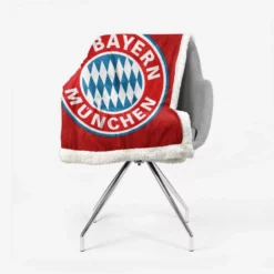 Powerful German Club FC Bayern Munich Sherpa Fleece Blanket 2