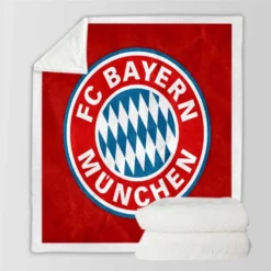 Powerful German Club FC Bayern Munich Sherpa Fleece Blanket