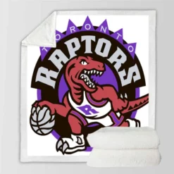 Powerful NBA Toronto Raptors Sherpa Fleece Blanket