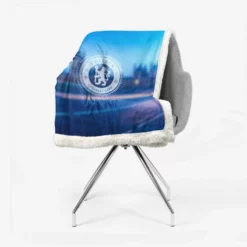 Premier League Chelsea Club Logo Sherpa Fleece Blanket 2