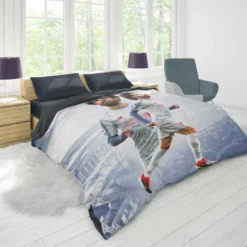 Premier League Footballer Mohamed Salah Duvet Cover 1