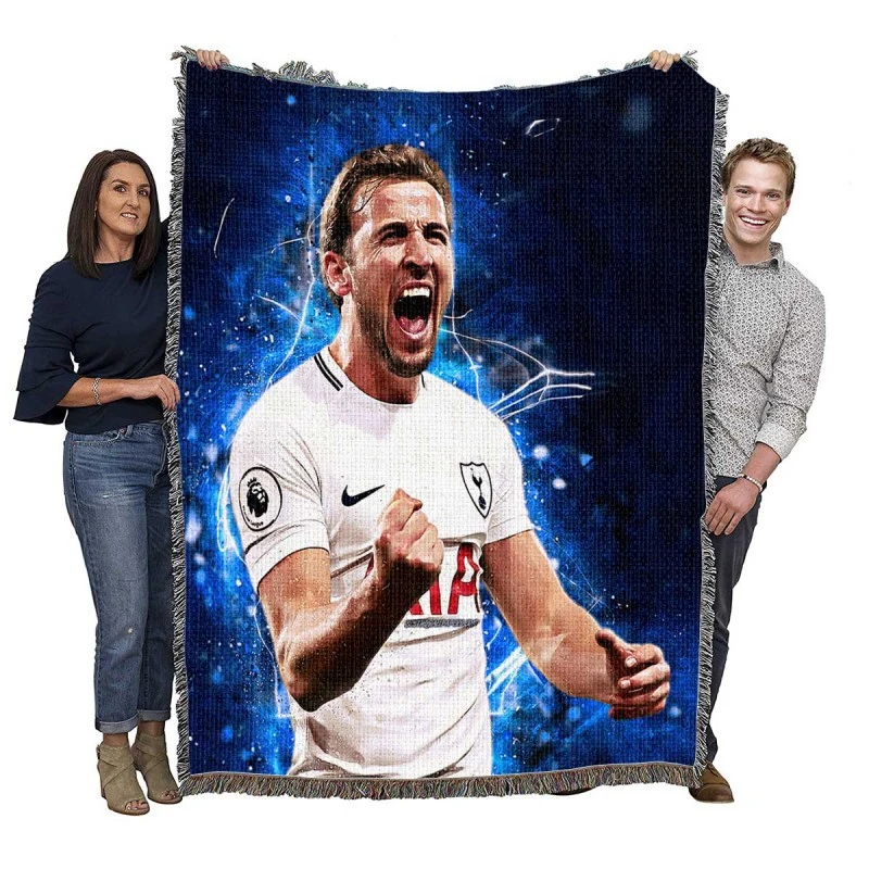 Premier League Player Harry Edward Kane Woven Blanket