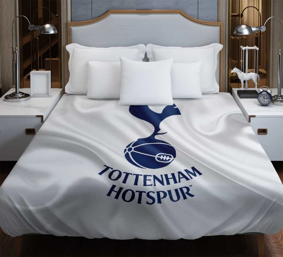 Premier League Soccer Club Tottenham Logo Duvet Cover