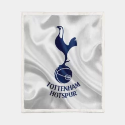 Premier League Soccer Club Tottenham Logo Sherpa Fleece Blanket 1