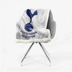 Premier League Soccer Club Tottenham Logo Sherpa Fleece Blanket 2