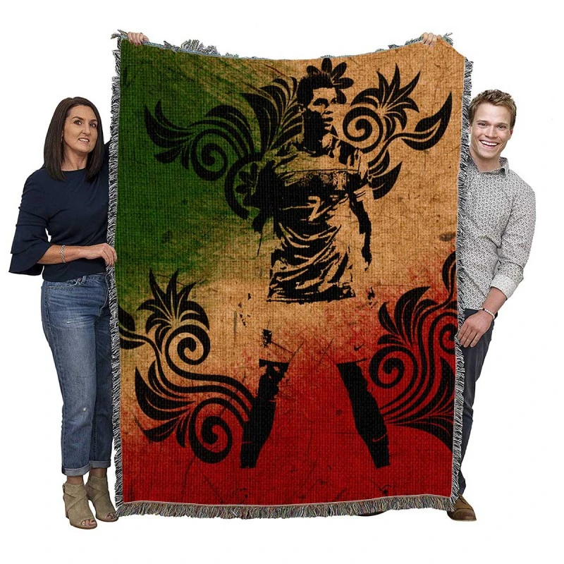 Printerd Cristiano Ronaldo Woven Blanket