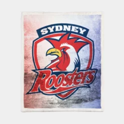 Professional Austrian Rugby Team Sydney Roosters Sherpa Fleece Blanket 1