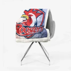 Professional Austrian Rugby Team Sydney Roosters Sherpa Fleece Blanket 2