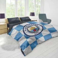 Professional English Football Club Manchester City Logo Duvet Cover 1