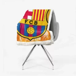 Professional Football Club FC Barcelona Sherpa Fleece Blanket 2