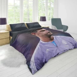 Professional Football Thibaut Courtois Duvet Cover 1