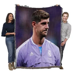 Professional Football Thibaut Courtois Woven Blanket