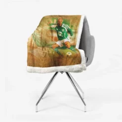 Professional Football Zinedine Zidane Sherpa Fleece Blanket 2