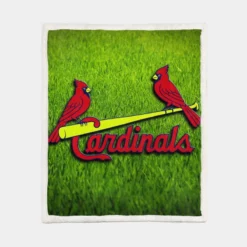 Professional MLB Team St Louis Cardinals Sherpa Fleece Blanket 1