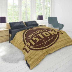 Professional NBA Basketball Club Detroit Pistons Duvet Cover 1