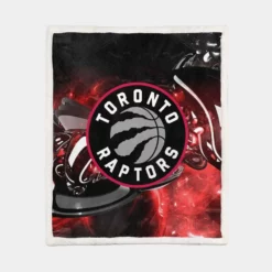 Professional NBA Toronto Raptors Sherpa Fleece Blanket 1
