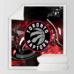 Professional NBA Toronto Raptors Sherpa Fleece Blanket