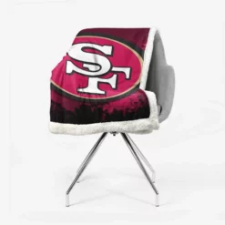 Professional NFL Club San Francisco 49ers Sherpa Fleece Blanket 2