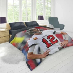 Professional NFL Football Player Tom Brady Duvet Cover 1