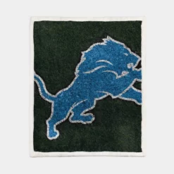 Professional NFL Team Detroit Lions Sherpa Fleece Blanket 1