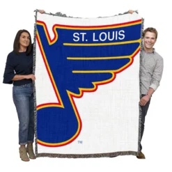 Professional NHL Hockey Club St louis Blues Woven Blanket