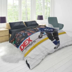 Professional NHL Hockey Player Steven Stamkos Duvet Cover 1