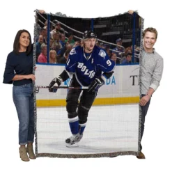 Professional NHL Hockey Player Steven Stamkos Woven Blanket